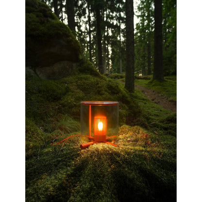 Design House Stockholm Fireplace Table Lamp Red