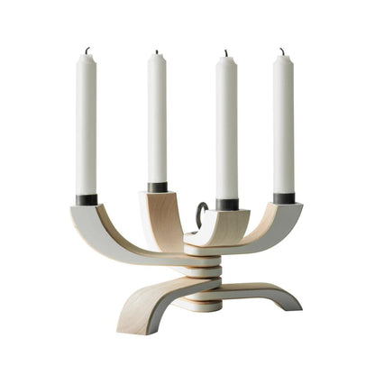 Design House Stockholm Nordic Light 4-Arms Candlestick White
