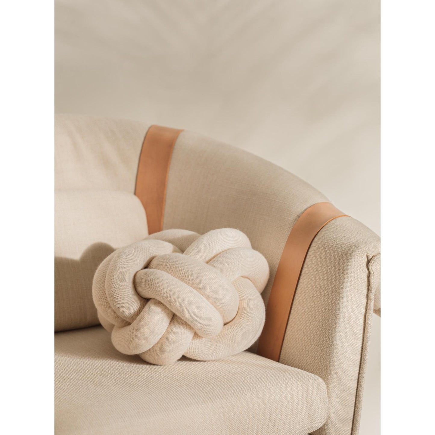 Design House Stockholm Knot Cushion Cream