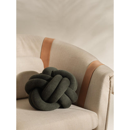 Design House Stockholm Knot Cushion Forest Green