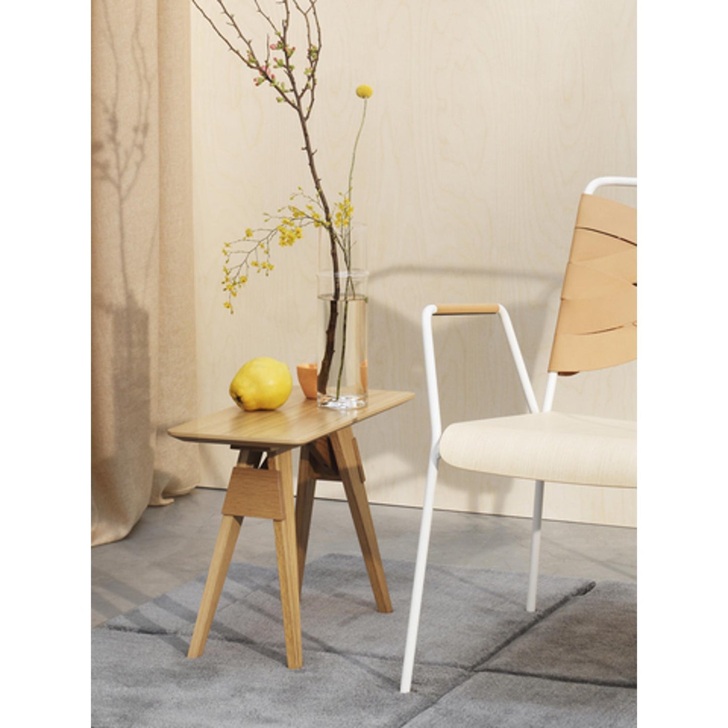Design House Stockholm Arco Side Table Small White
