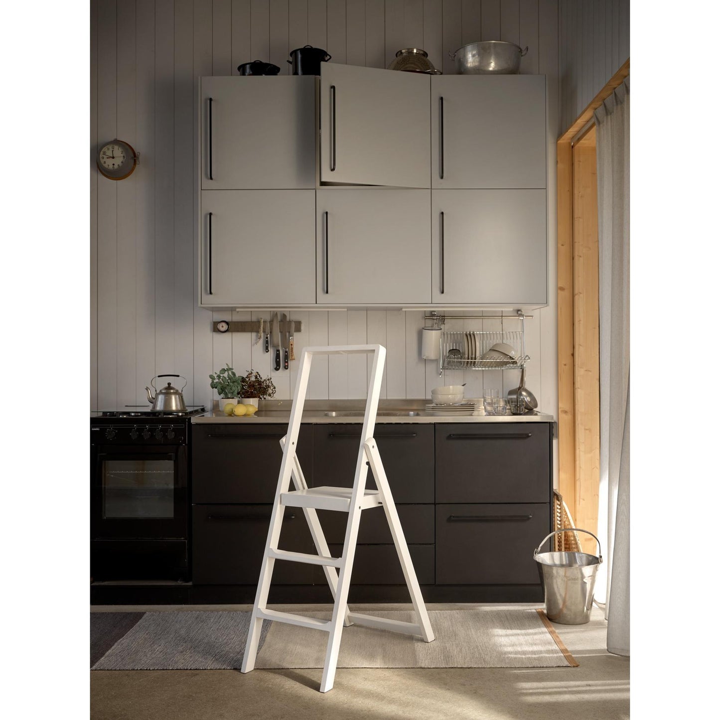 Design House Stockholm Step Ladder Dark Oak