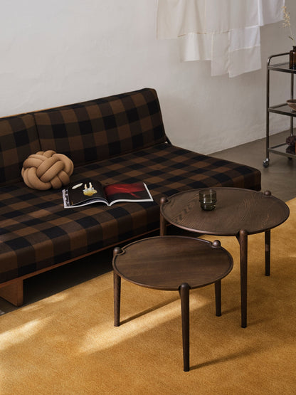 Aria coffee table, 60 cm, high, dark oak