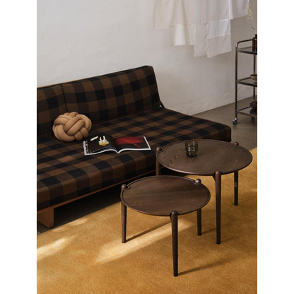 Design House Stockholm Aria Coffee Table Ø60 High Dark Oak