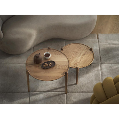 Design House Stockholm Aria Coffee Table Ø60 High Light Oak