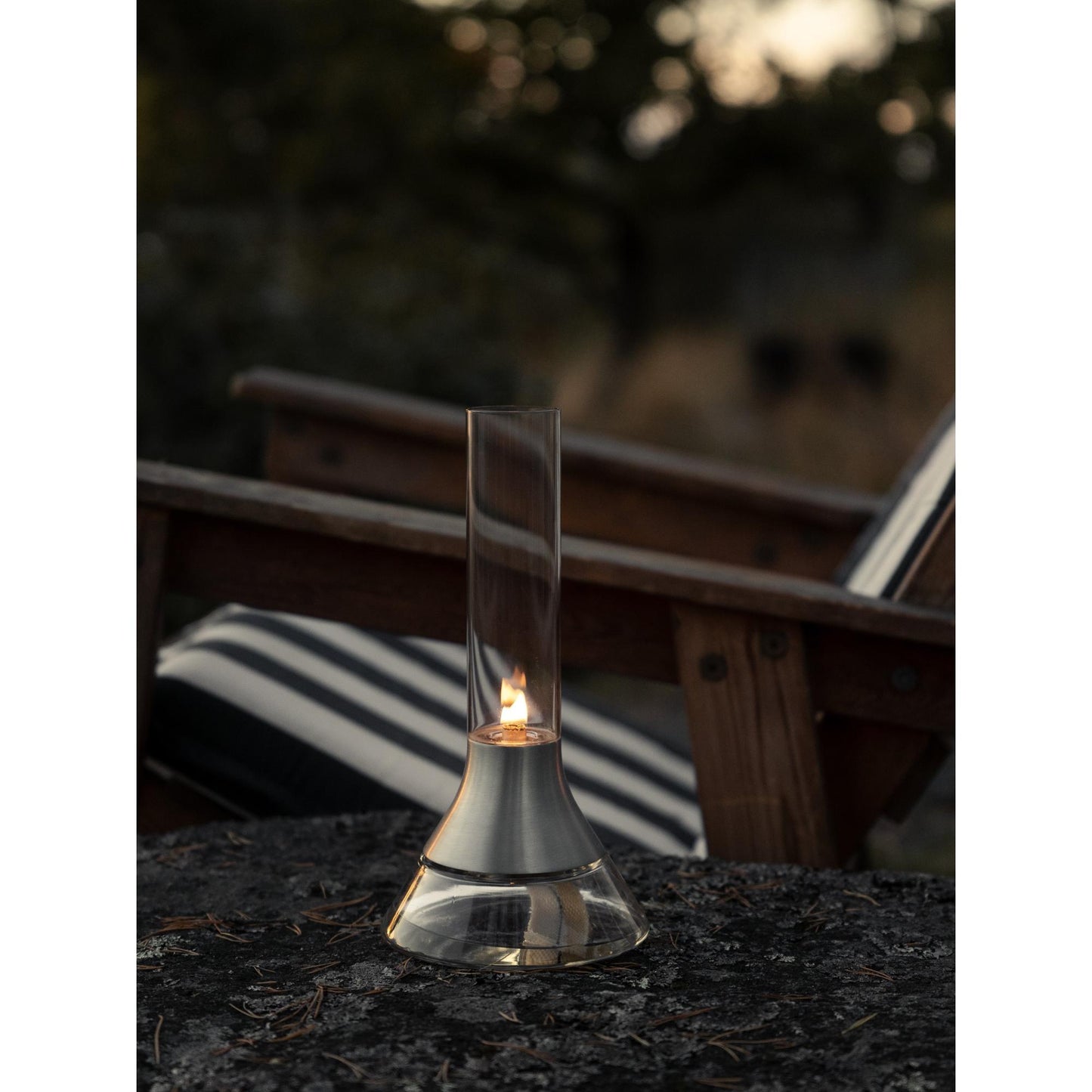 Design House Stockholm Lighthouse Kerosene Oil Lamp Nickel