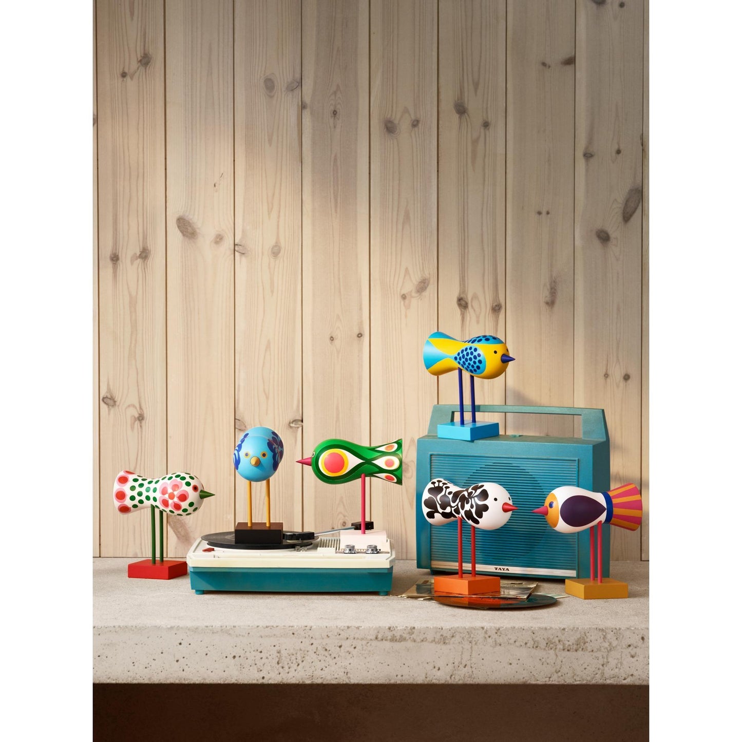 Design House Stockholm Birds 1967 Decorative Accessories Bird 6/Multi-coloured
