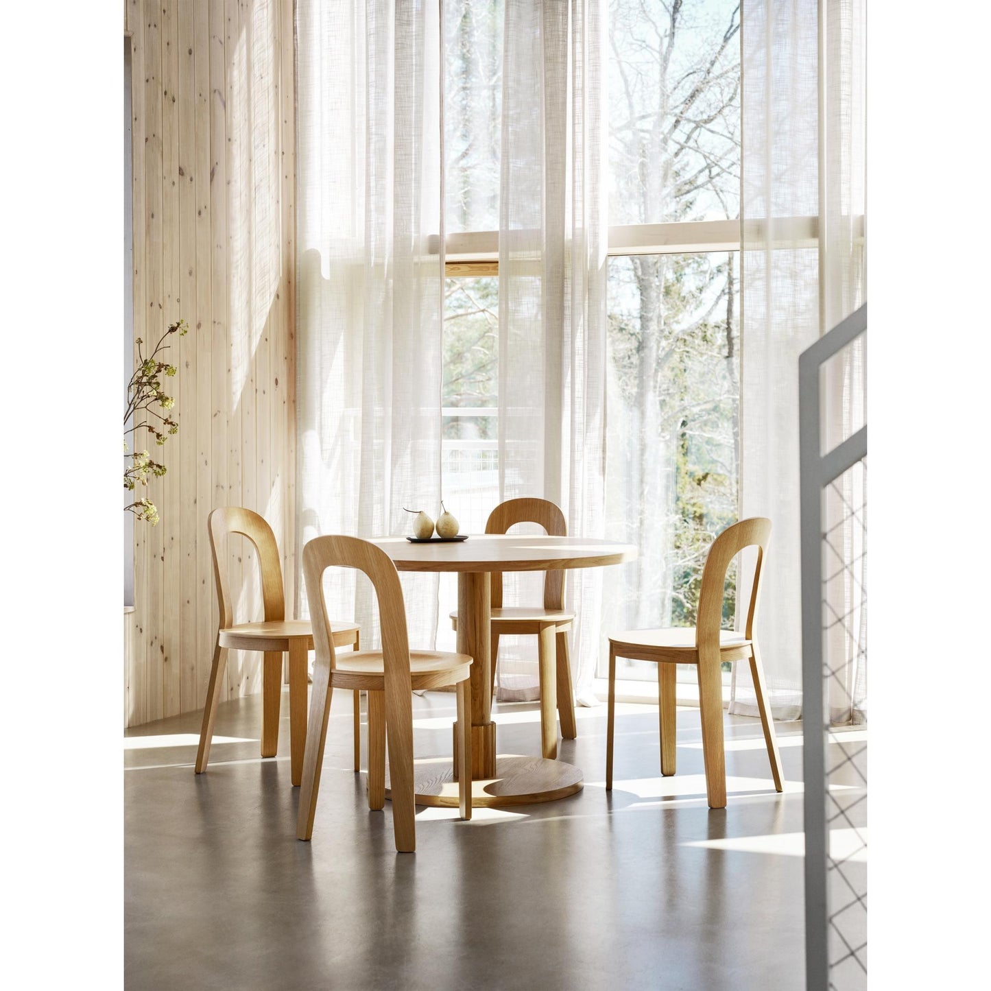 Design House Stockholm Oliva Dining Chair Dark Oak
