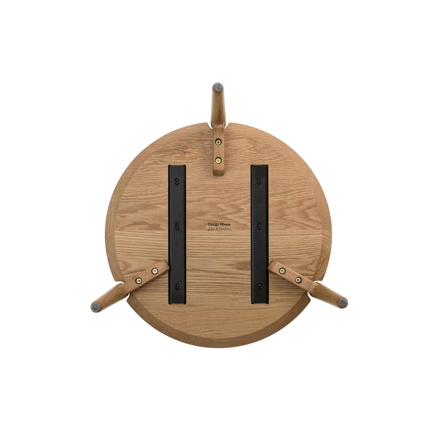 Design House Stockholm Aria Coffee Table Ø50 Low Dark Oak