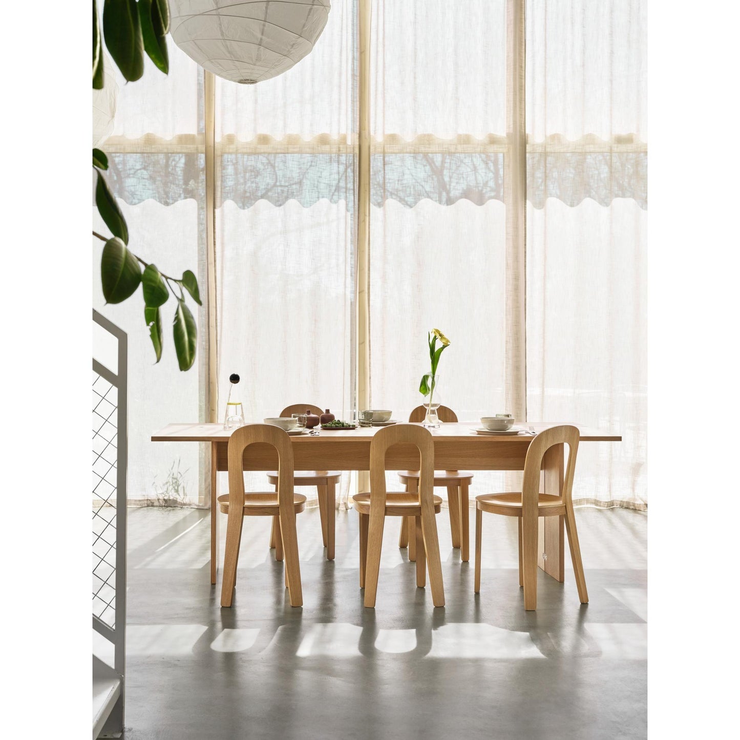 Design House Stockholm Oliva Dining Chair Dark Oak