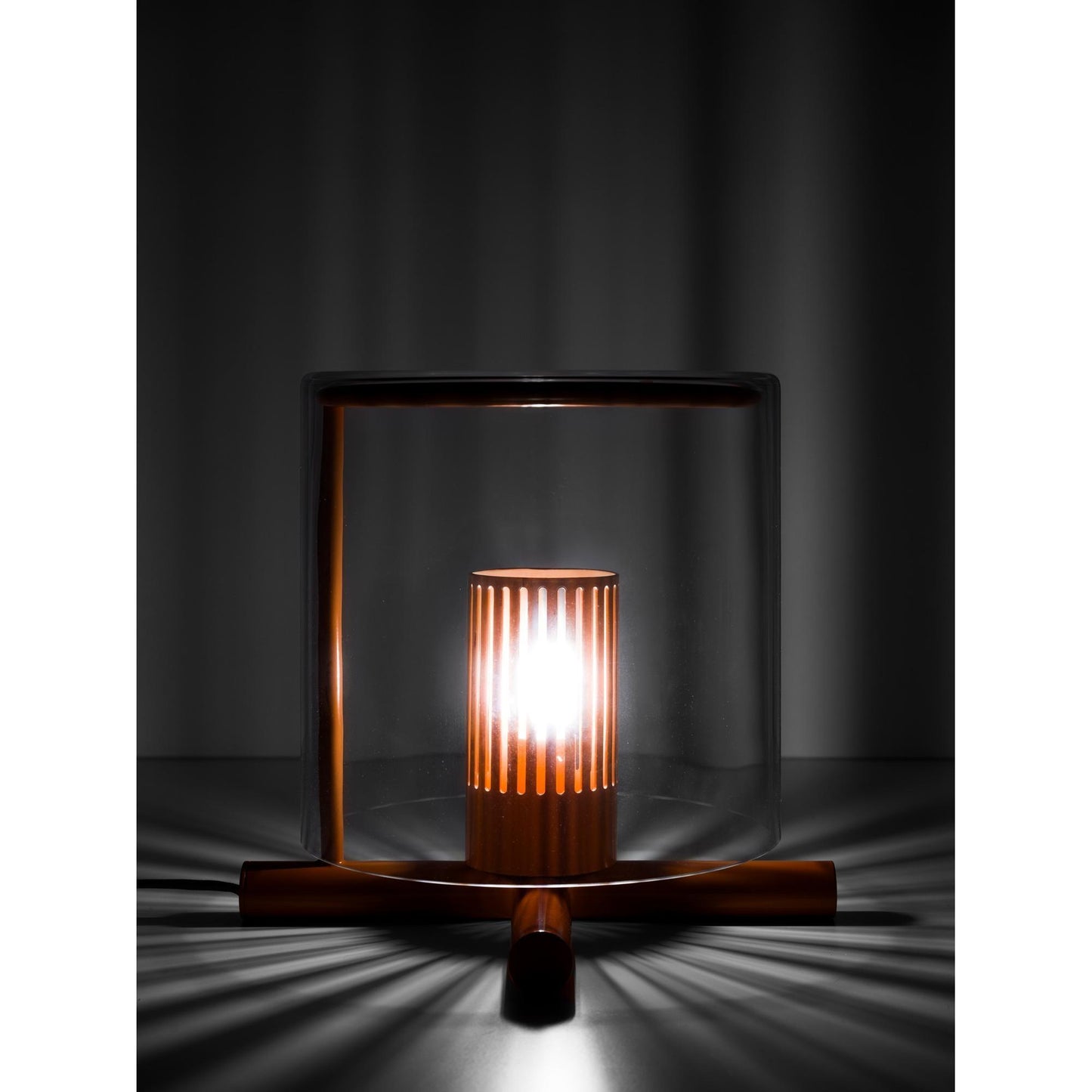 Design House Stockholm Fireplace Table Lamp Red