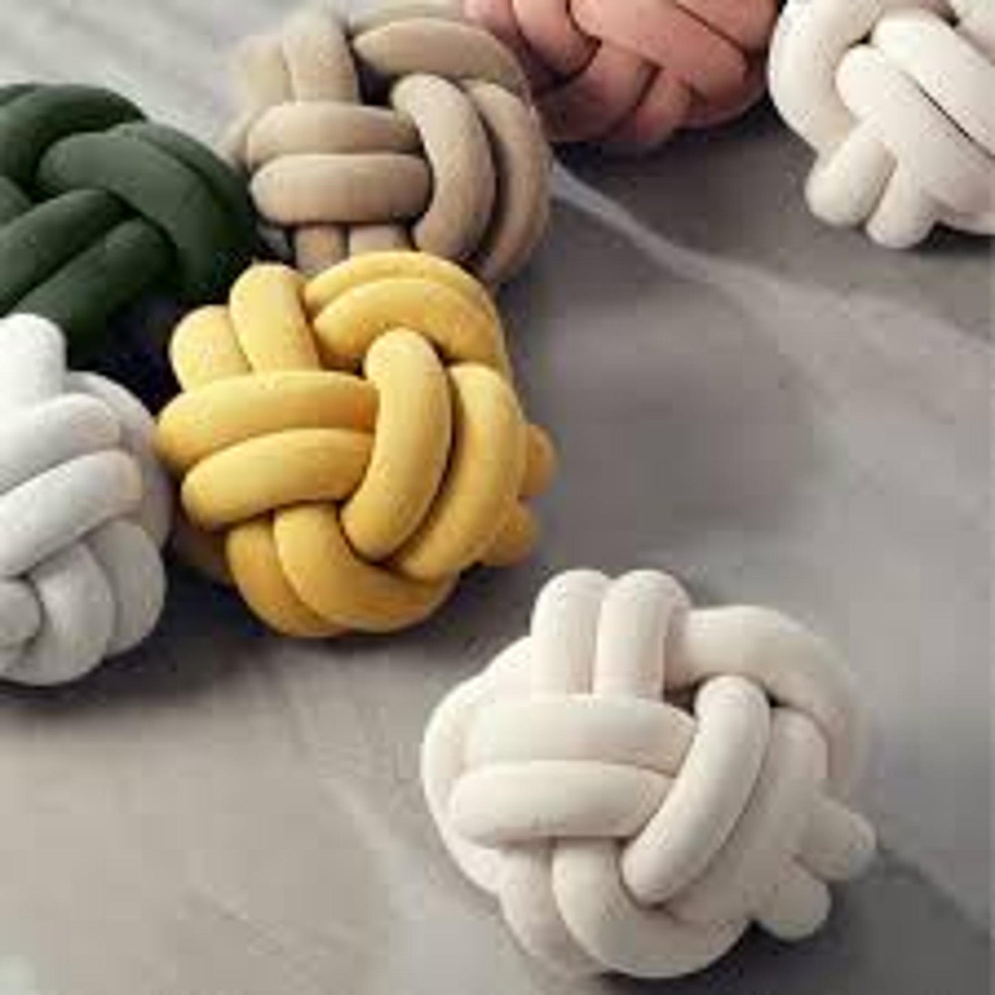 Design House Stockholm Knot Cushion Forest Green