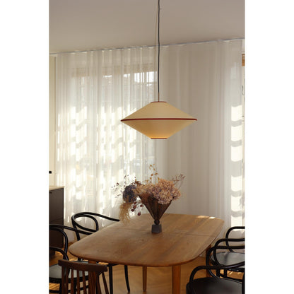 Edgeform Taft Pendant Ø52 Red/ Off-White