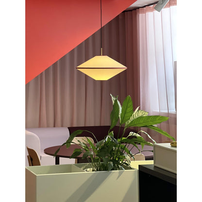 Edgeform Taft Pendant Ø52 Red/ Off-White