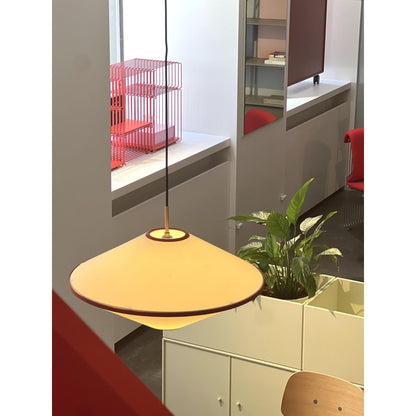 Edgeform Taft Pendant Ø52 Red/ Off-White