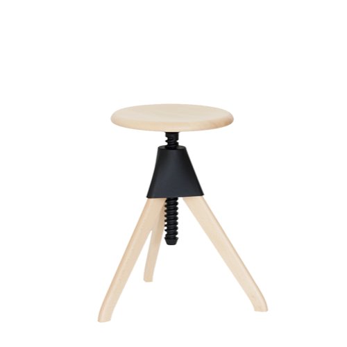 TOM AND JERRY - THE WILD BUNCH - Height-adjustable beech stool