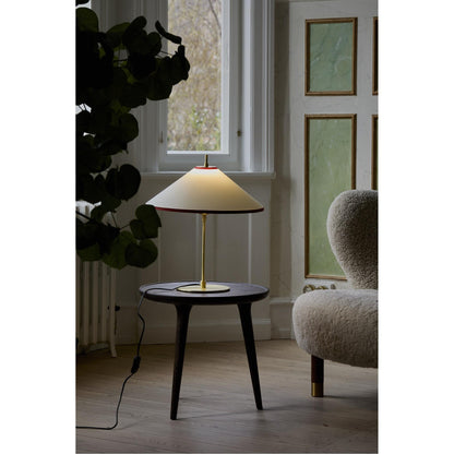 Edgeform Tafta Table Lamp Red/Off-White
