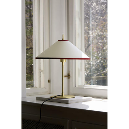 Edgeform Tafta Table Lamp Red/Off-White
