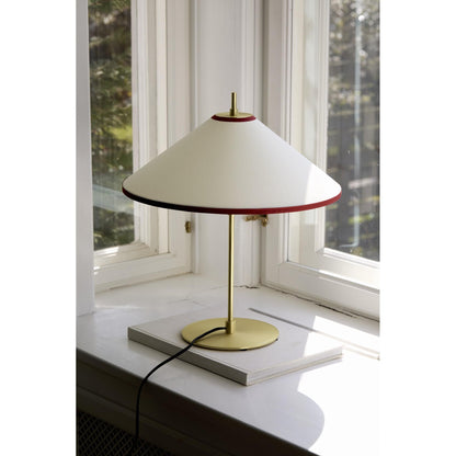 Edgeform Tafta Table Lamp Red/Off-White