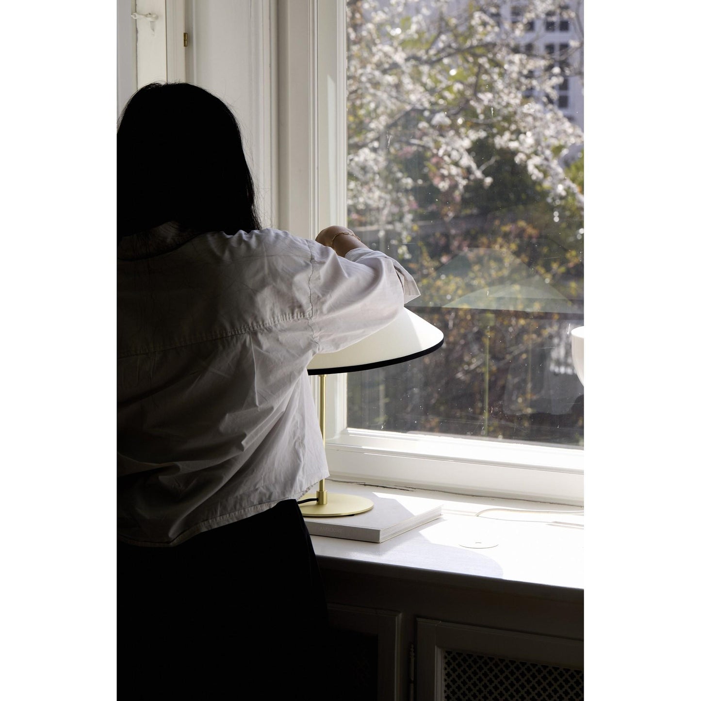 Edgeform Tafta Table Lamp Black/Off-White