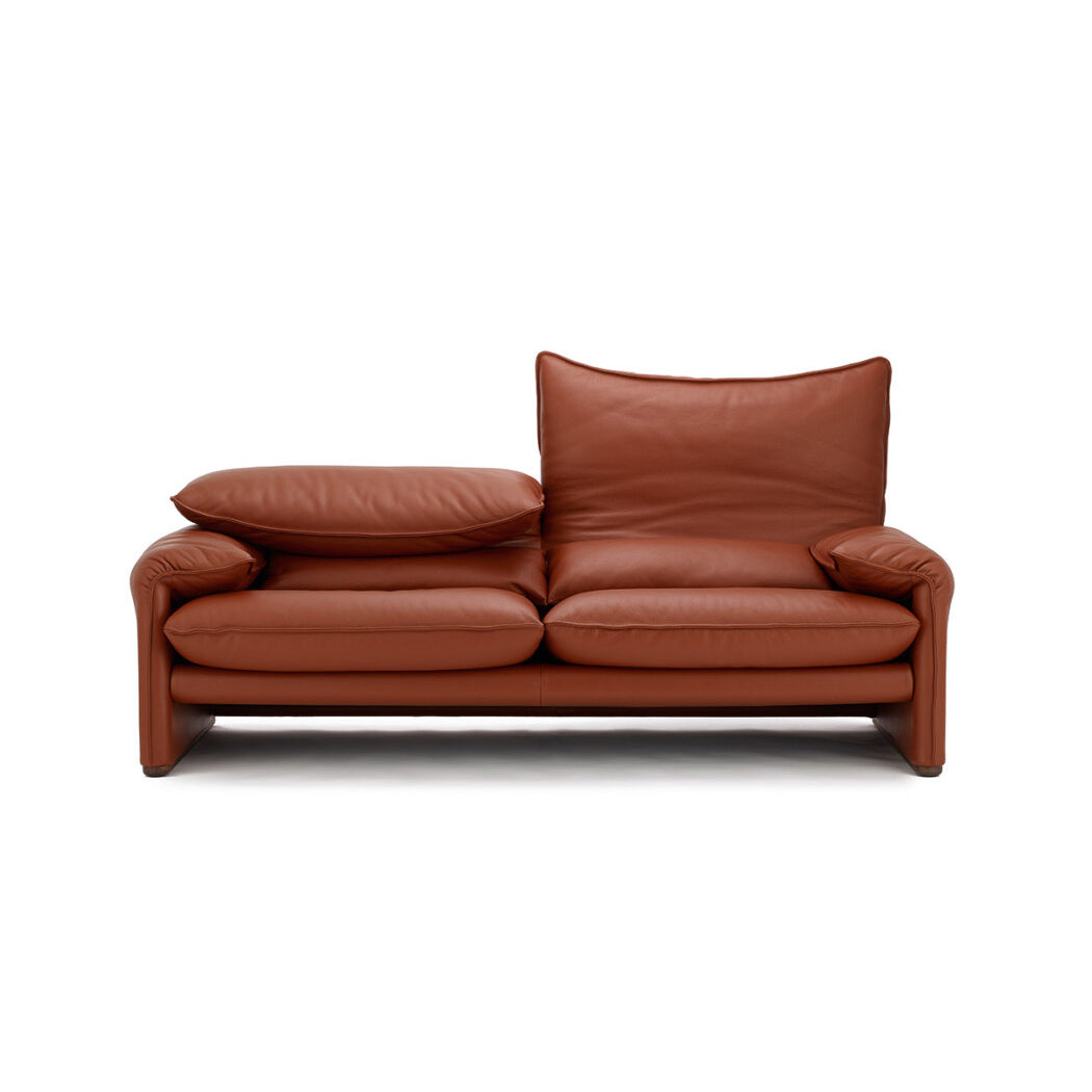 Maralunga 40 Maxi - 2-Seater Leather Sofa