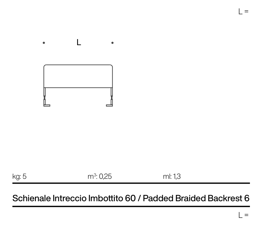 LAND Fabric Backrest 96 (W96)