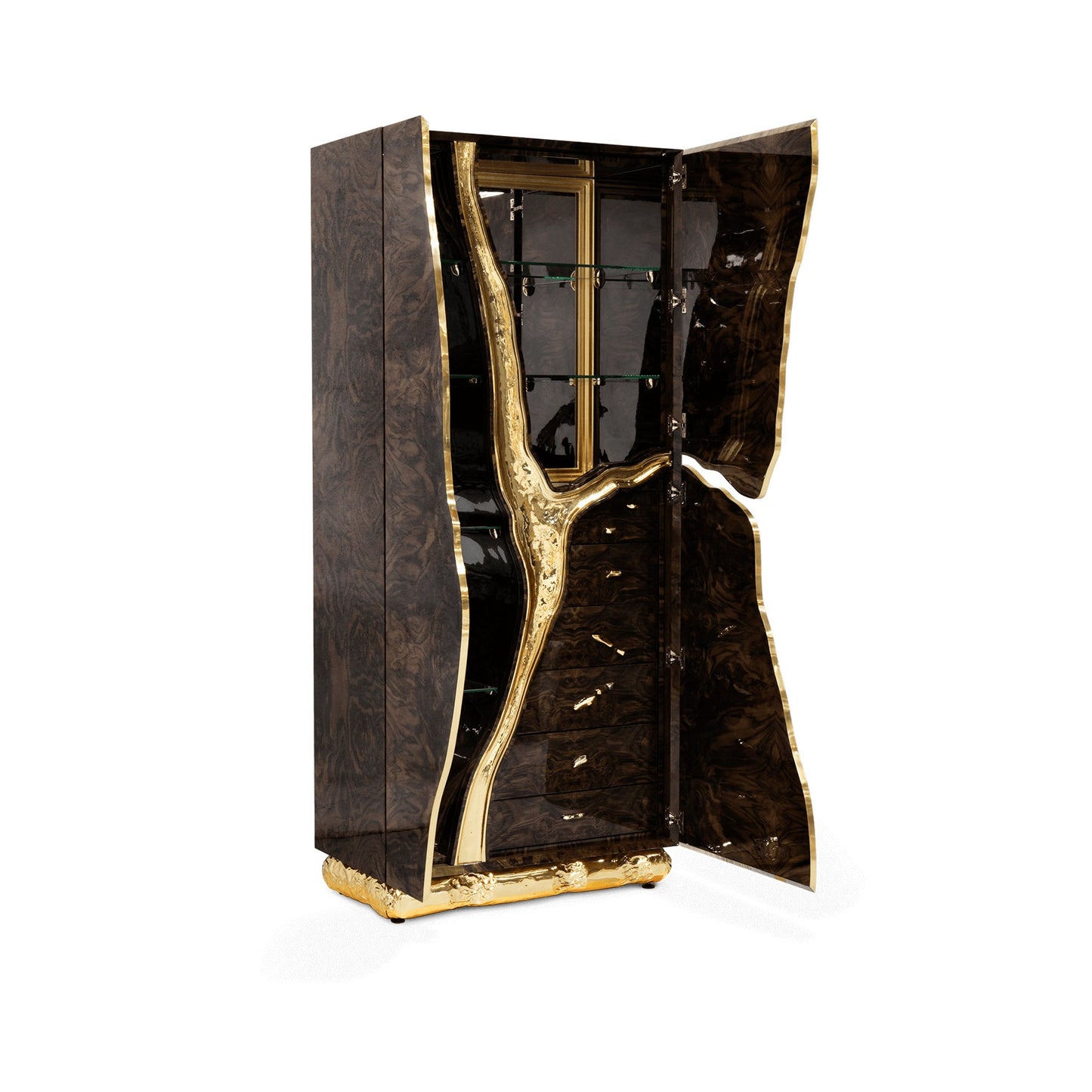 Lapiaz - Highboard by Boca Do Lobo #Walnut Root