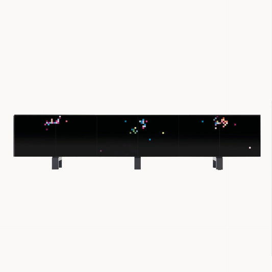 Mdf Cabinet/Sideboard Dreams by Bd Barcelona Design #3M#All Black