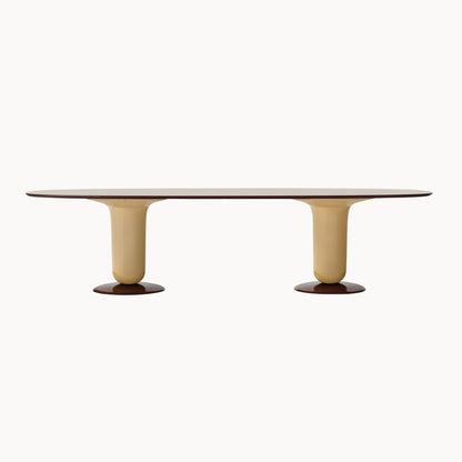 Oval Glass-Fibre Table Explorer 6 by Bd Barcelona Design #Beige