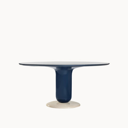 Round Glass-Fibre Table Explorer 4 by Bd Barcelona Design #Blue
