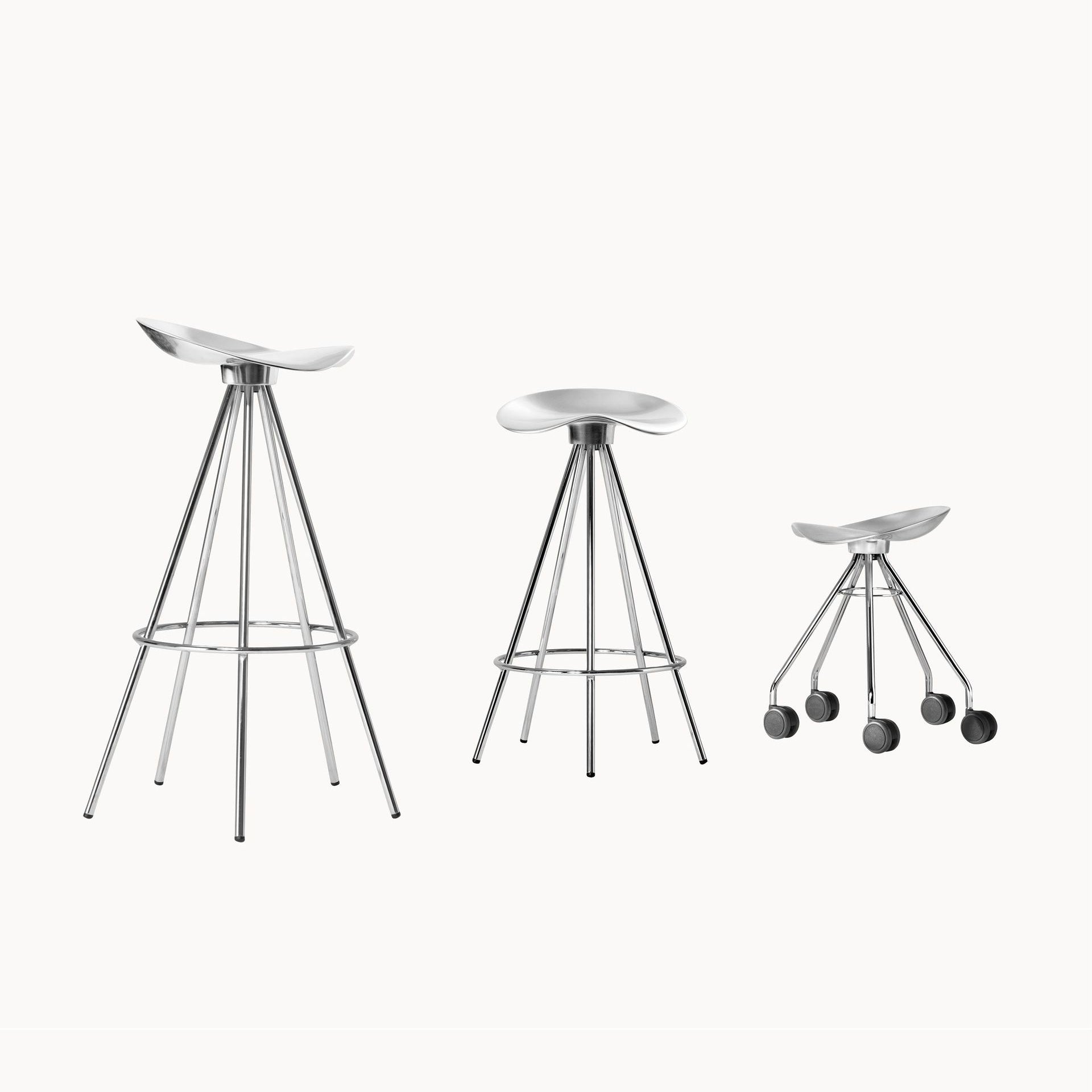 Barstool Jamaica by Bd Barcelona Design #Chromed Steel / Aluminium seat