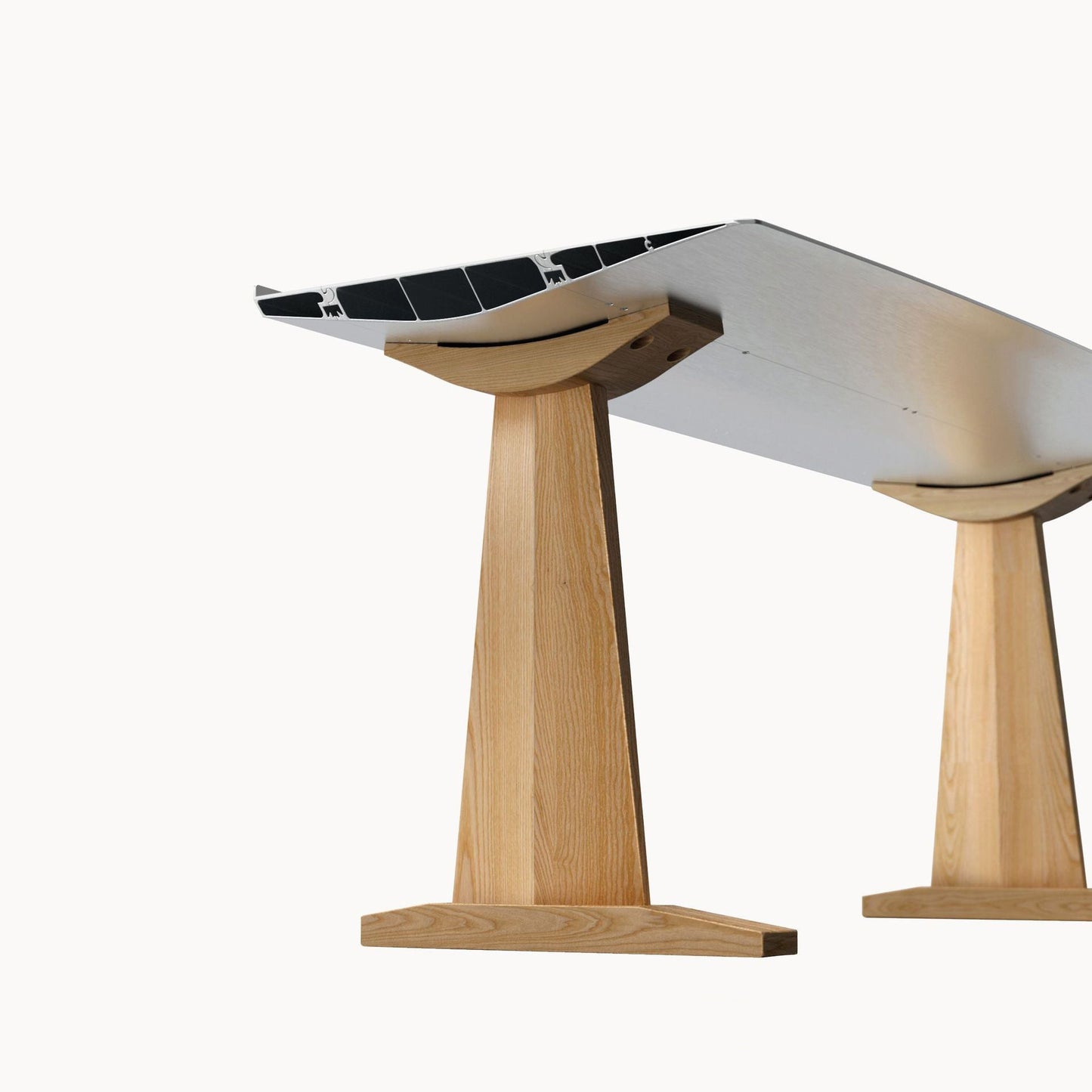 Rectangular wooden writing desk Table B Desk by Bd Barcelona Design