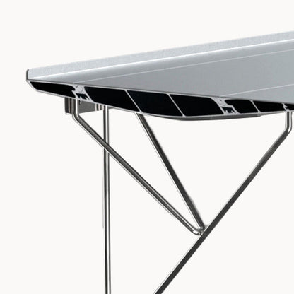 Rectangular stainless steel wall desk Table B Desk by Bd Barcelona Design
