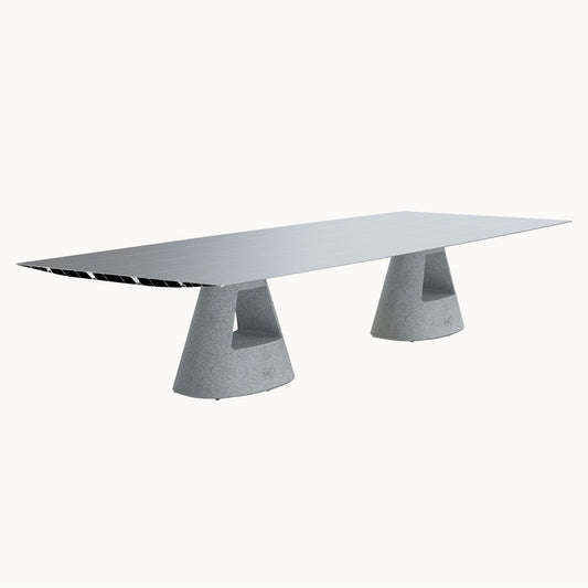 Rectangular Concrete Dining Table Table B 150 by Bd Barcelona Design