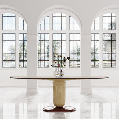 Oval Glass-Fibre Table Explorer 5 by Bd Barcelona Design #5B#Beige