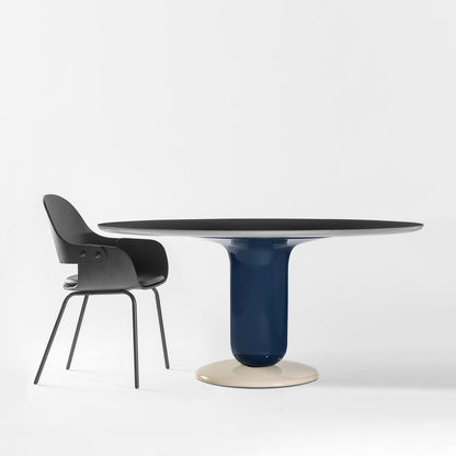 Round Glass-Fibre Table Explorer 4 by Bd Barcelona Design #Blue