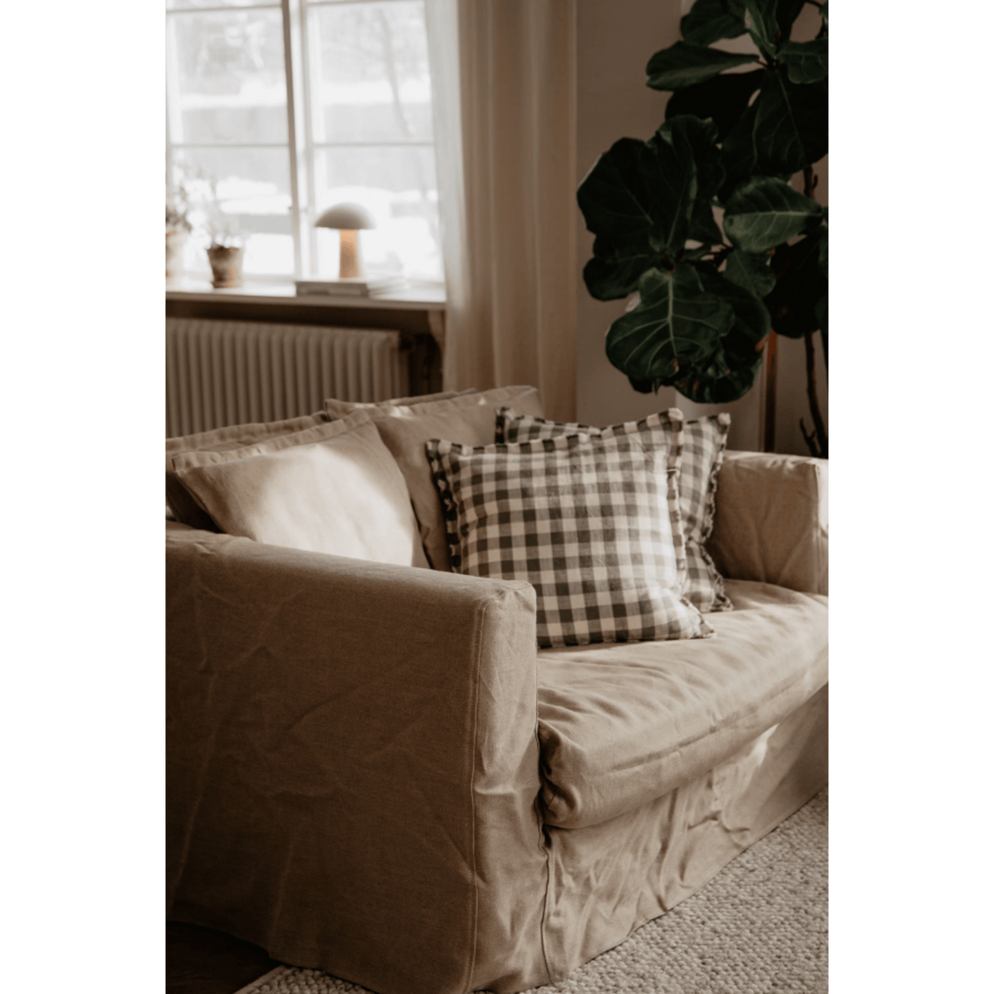 Decotique Le Grand Air 3-Seater Sofa Zebra/Brown/White