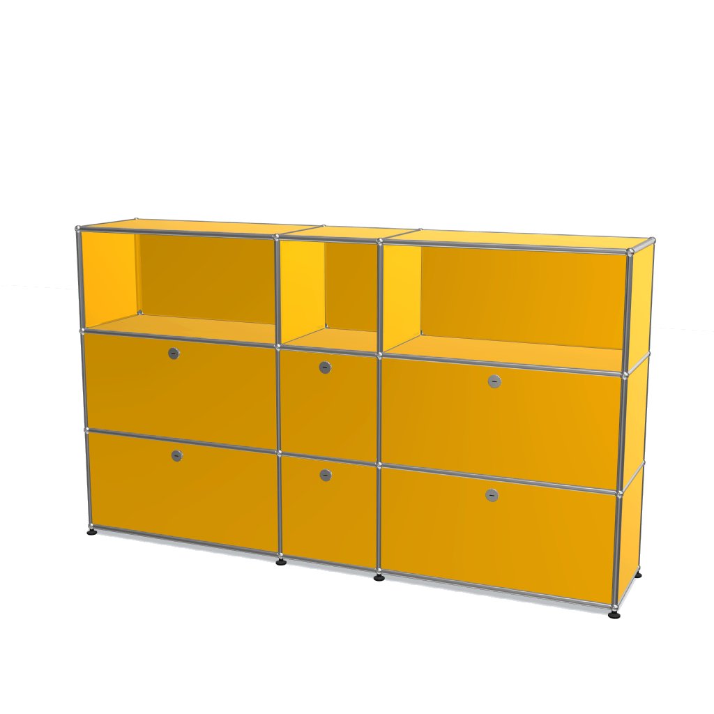 3x3 Module High Board (6 Lower Doors & 4-3-3 Panel) [W(750+350+750)XD350XH(350+350+350)]