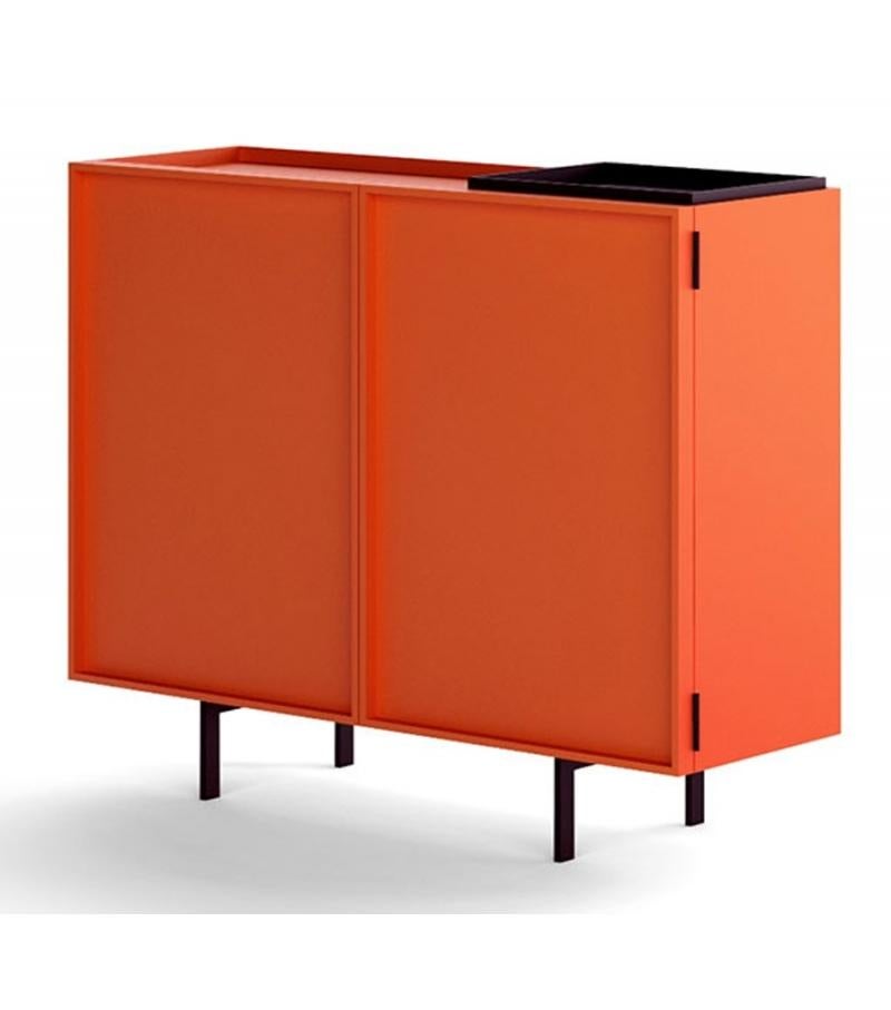 LOCHNESS LH_3 Madia alta - Laccato opaco (Orange) by Cappellini