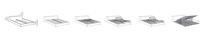 LOUIS - bed with removable cover
