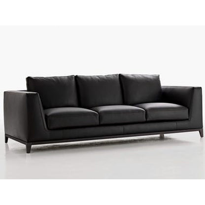 LUTETIA - 3 seater leather sofa