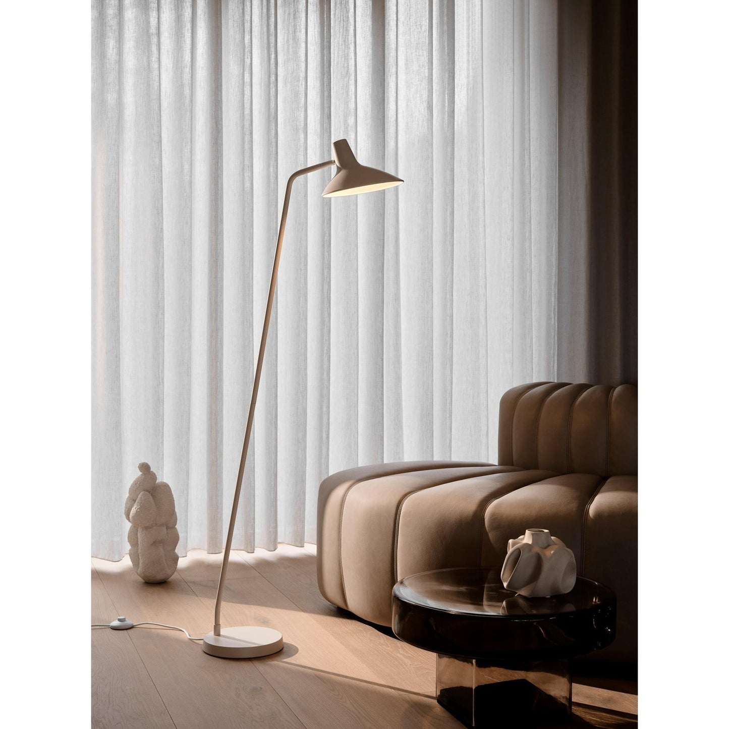 Design For The People Darci Floor Lamp Sand Color