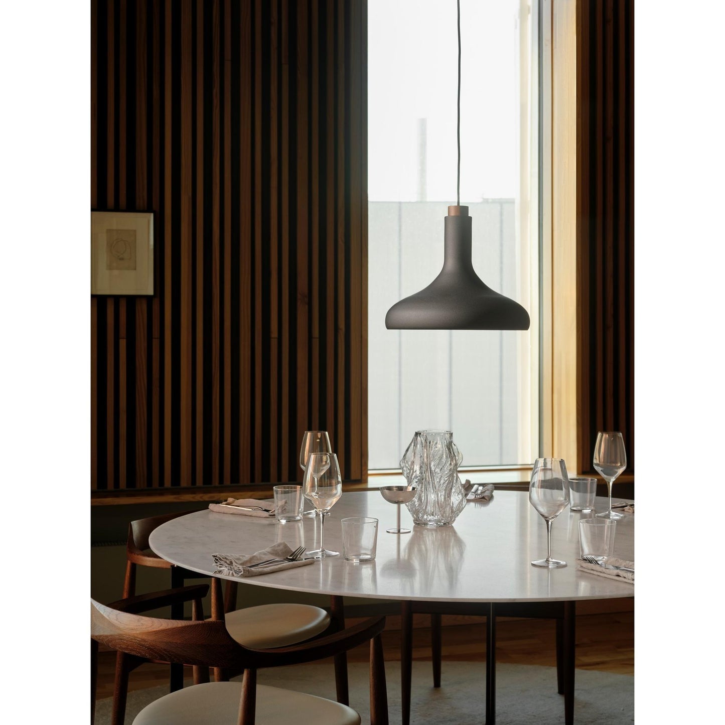 Design For The People Fuji Pendant Black