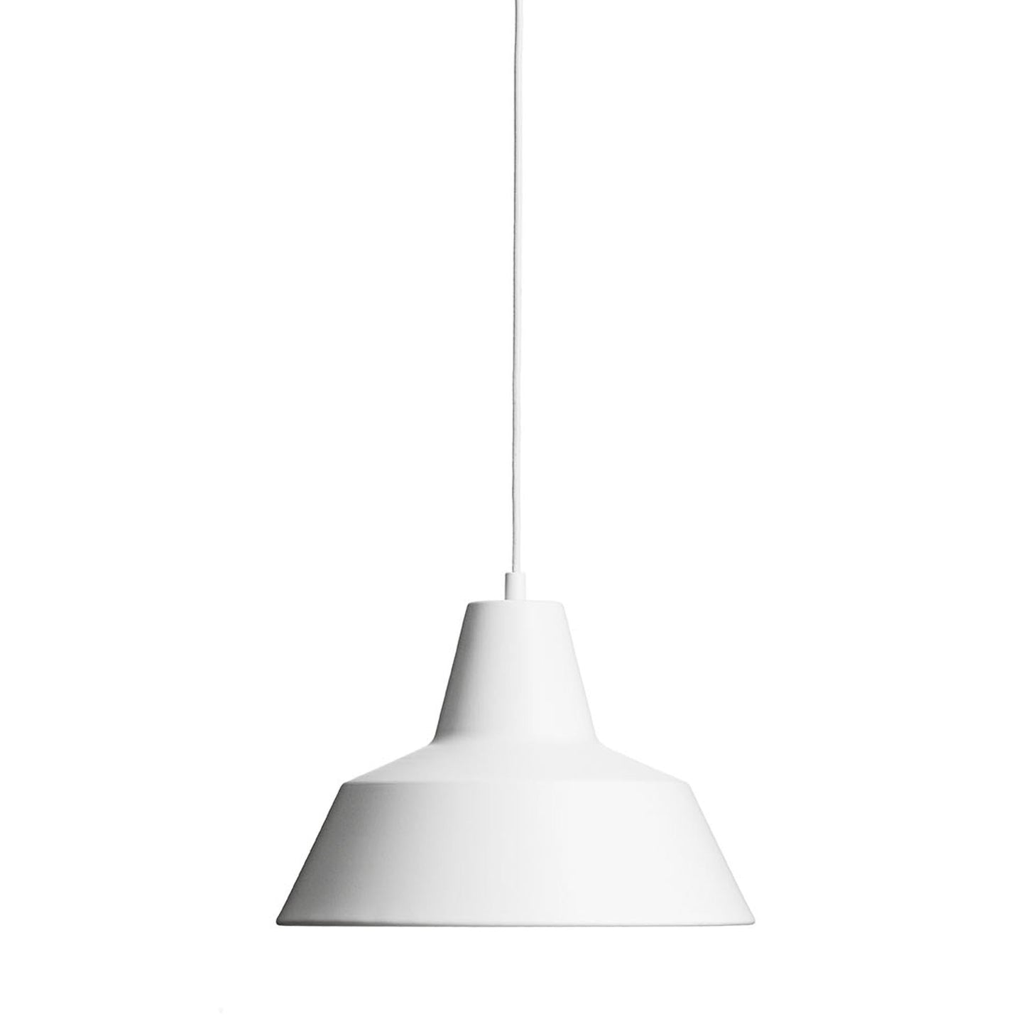 Workshop Lamp Pendant Lamp W3 by Made By Hand #Mat White