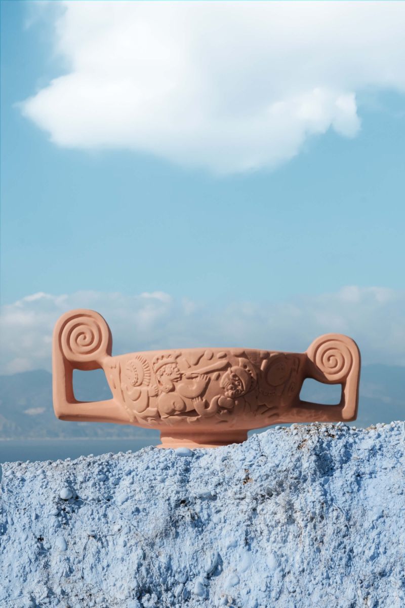 Terracotta Centerpiece Magna Graecia by Seletti