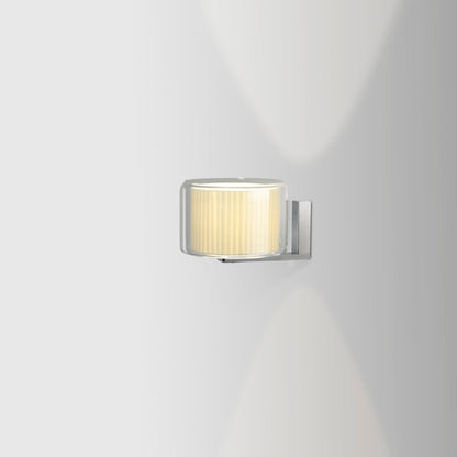 MERCER A - LED blown glass and fabric wall lamp by Marset