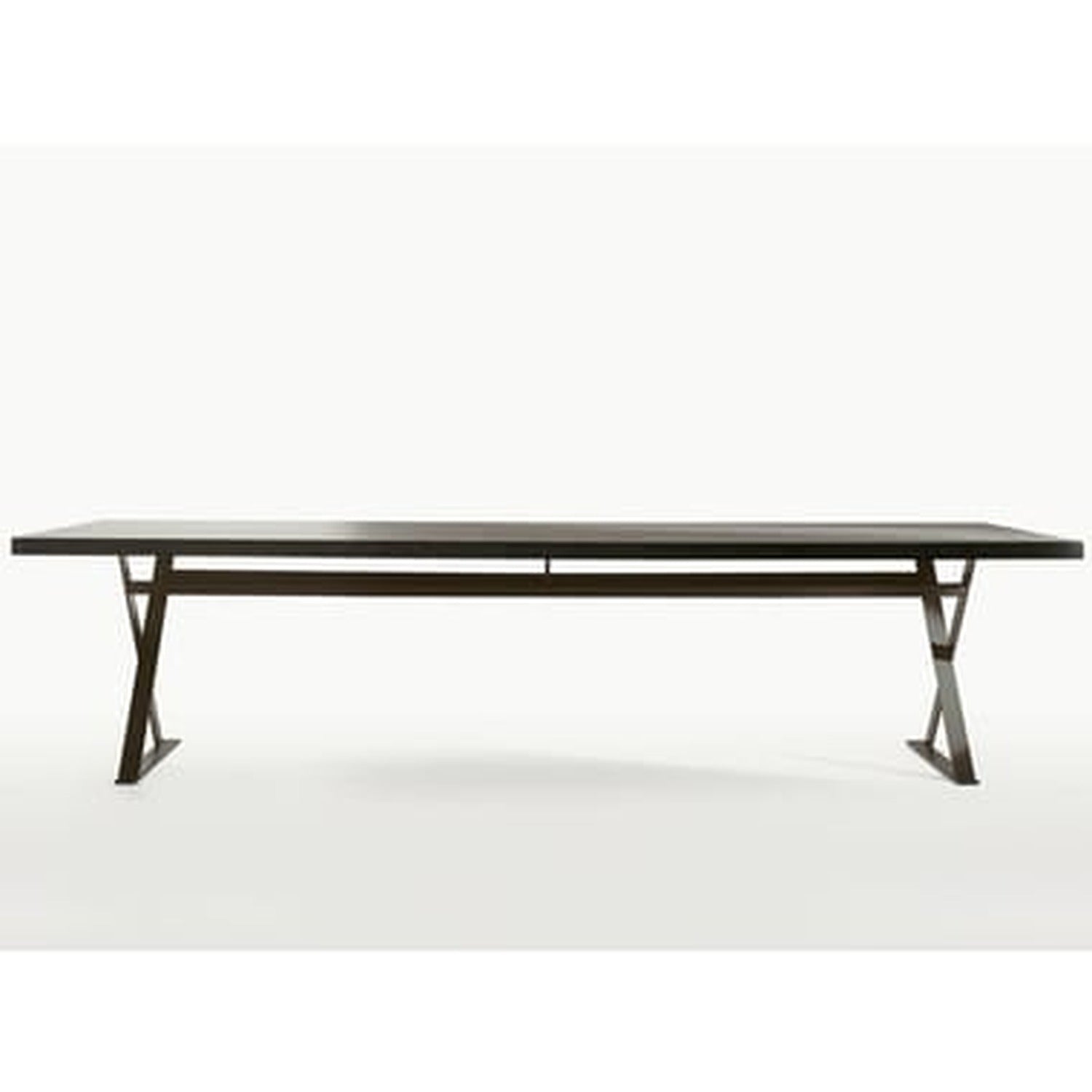 MAX - Rectangular Steel and Wood Table