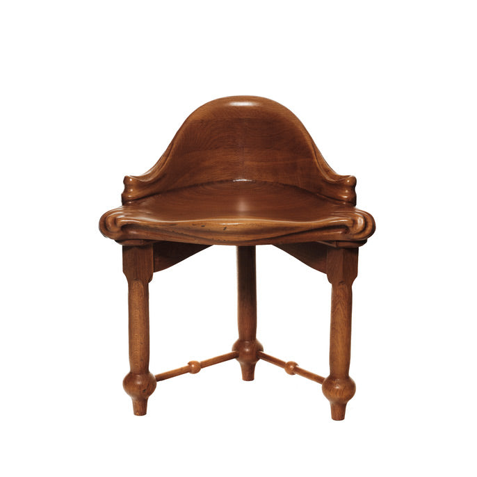 Solid Wood Stool Calvet by Bd Barcelona Design