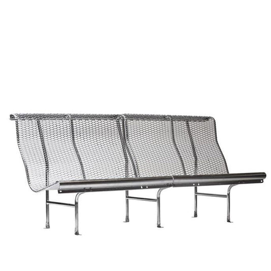Steel Bench With Back Catalano by Bd Barcelona Design
