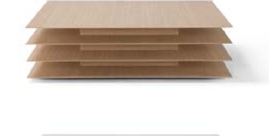 MILLEFOGLIE AM041 - Coffee table (Frassino sbiancato)